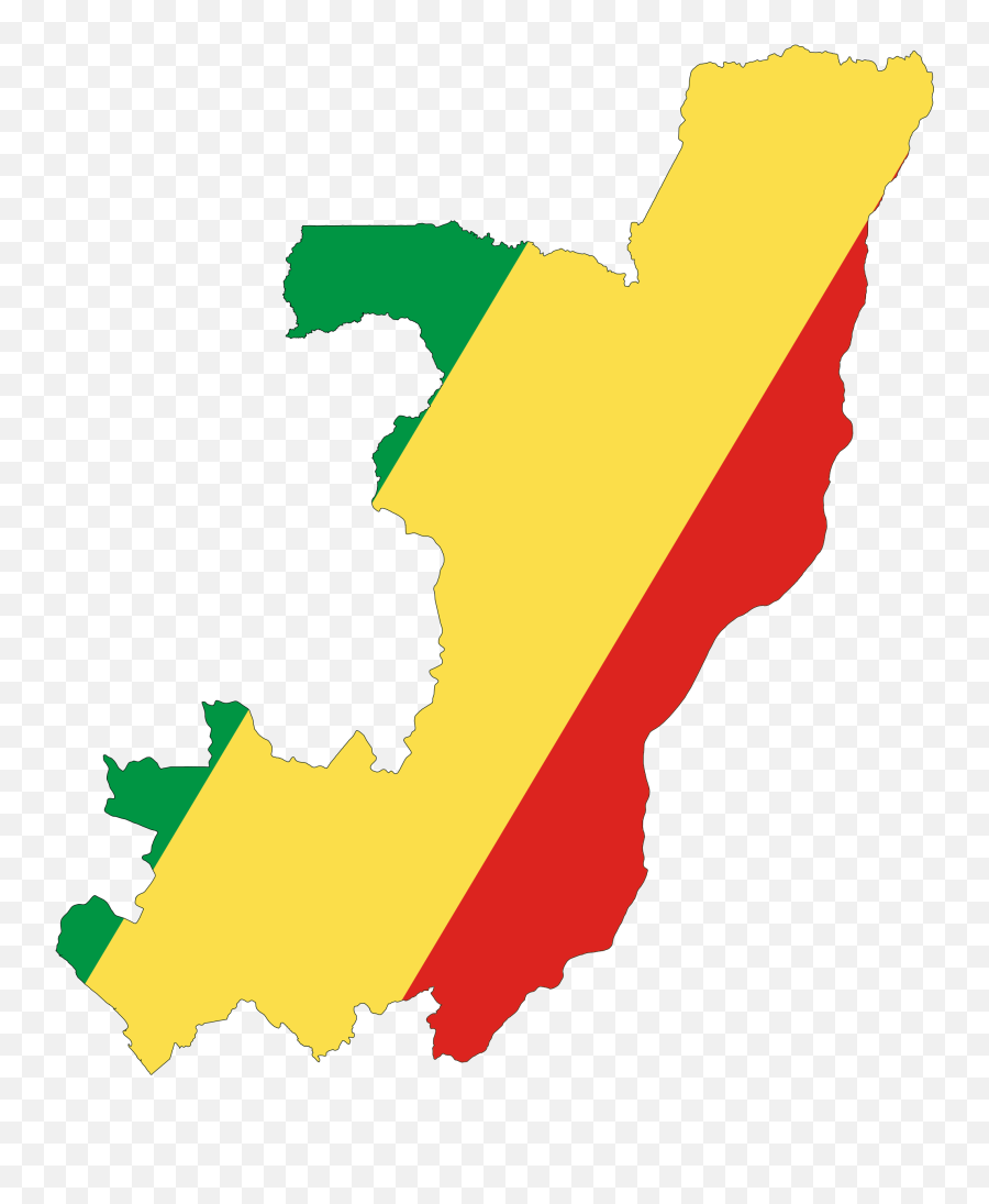 Republic Of The Congo Flag Map - Republic Of Congo Map With Flag Emoji,African Flag Emoji