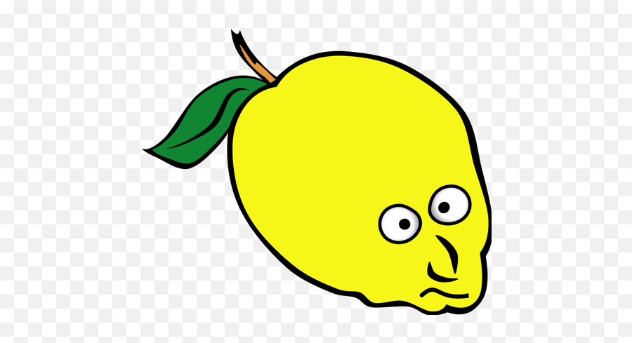 Cartoon Image Of A Lemon - Lemon Clip Art Emoji,Emoticon Stickers