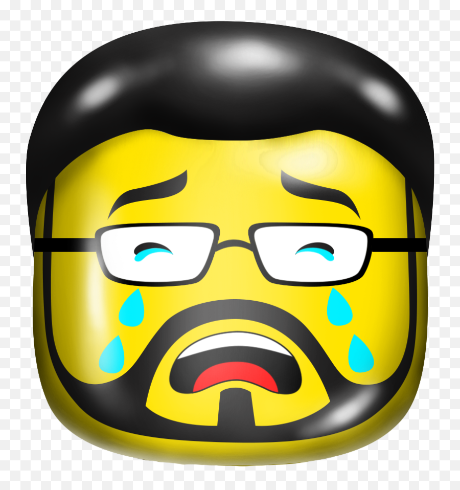 Free Emoji Of Matt Crying Lego - Crying Lego,Beard Emoji