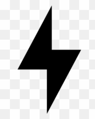Lightning Bolt Icon - Flat Storm Emoji