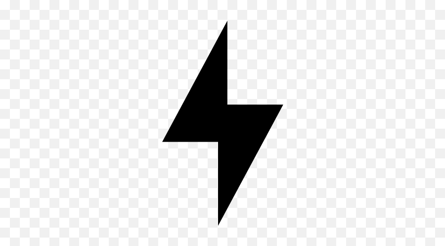 Lightning Bolt Icon - Flat Icon Storm Emoji,Lightning Emoji