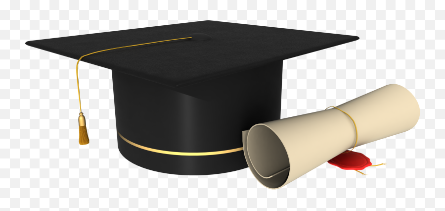 Graduation Cap And Diploma Png Picture - Transparent Graduation Cap Png Emoji,Cap And Gown Emoji