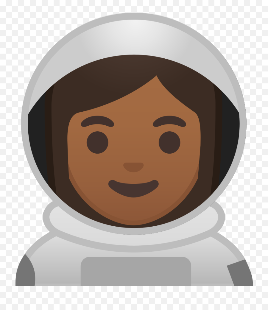 Woman Astronaut Medium Dark Skin Tone - Emoji Woman Astronaut,Woman Emoji Png