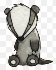 Freetoedit Hufflepuff Badger Harrypotter Watercolor Kni - Harry Potter Wallpaper Phone Hufflepuff Emoji,Badger Emoji
