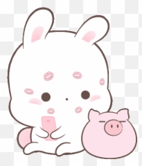 Pin Von Hauni Auf Molly Lady Rabbit In 2019 - Happy Bunny Gif Pig Emoji
