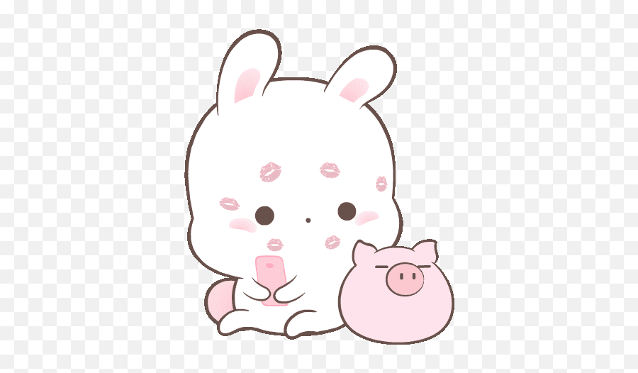 Pin Von Hauni Auf Molly Lady Rabbit In 2019 - Happy Bunny Gif Pig Emoji,Lady Pig Emoji