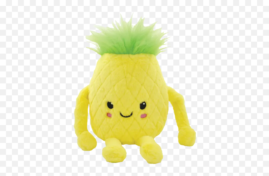 Pineapple Furry Pillow - Iscream Pineapple Pillow Emoji,Pineapple Emoji
