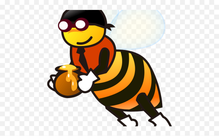 Honey Clipart Emoji - Honey Bee,Emojidex