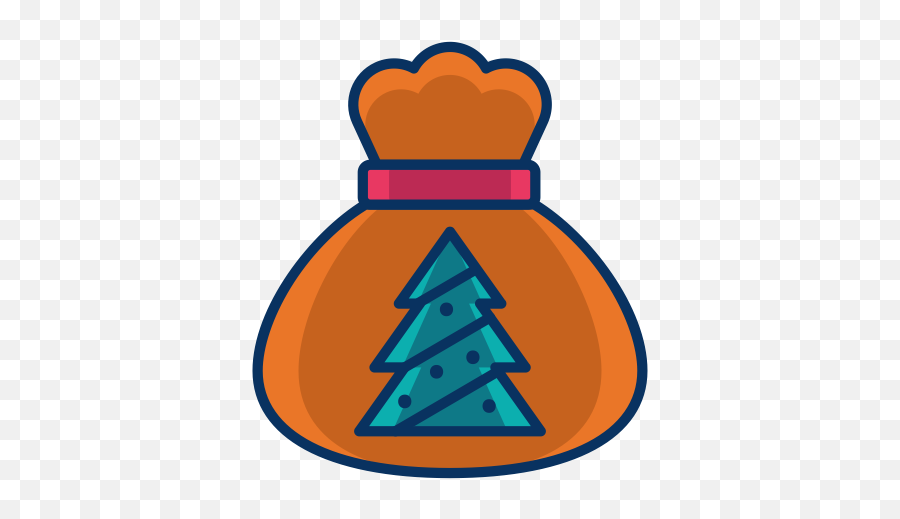 Tree Christmas Gift Present Bag Icon - Christmas Day Emoji,Christmas Present Emoji