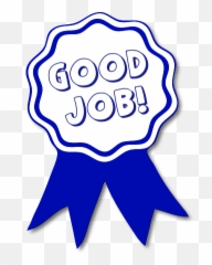 Free Great Job Cliparts Download Art - Good Ribbon Award Emoji