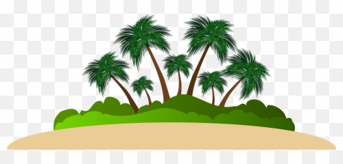 Desert Island Transparent Png Clipart Free Download - Art Emoji