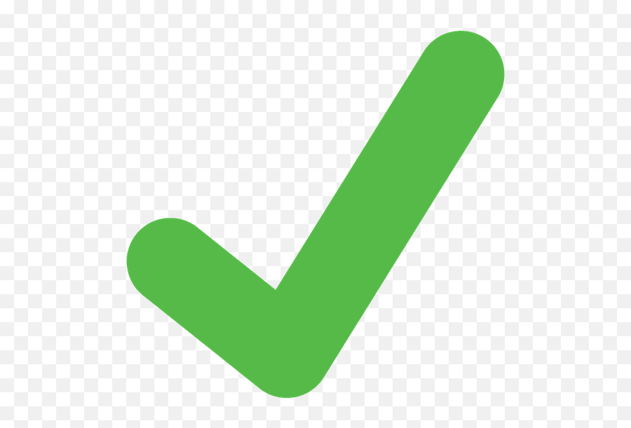Green Tick Clipart Light Green - Check Mark Emoji Transparent Background,Green Check Mark Emoji