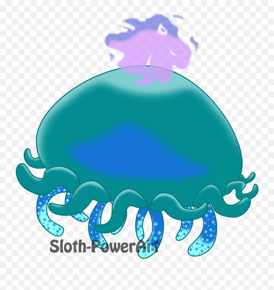 Generic Jellyfish Clipart - Big Emoji,Jellyfish Emoji