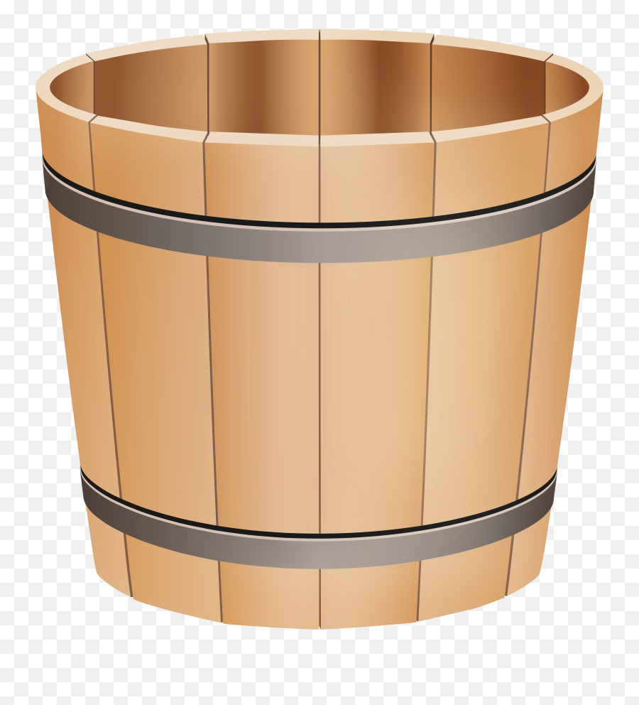 Wooden Bucket Png Clip Art - Best Web Clipart Emoji,Wood Emoji