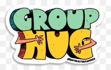 Group Hug Sticker - Big Emoji