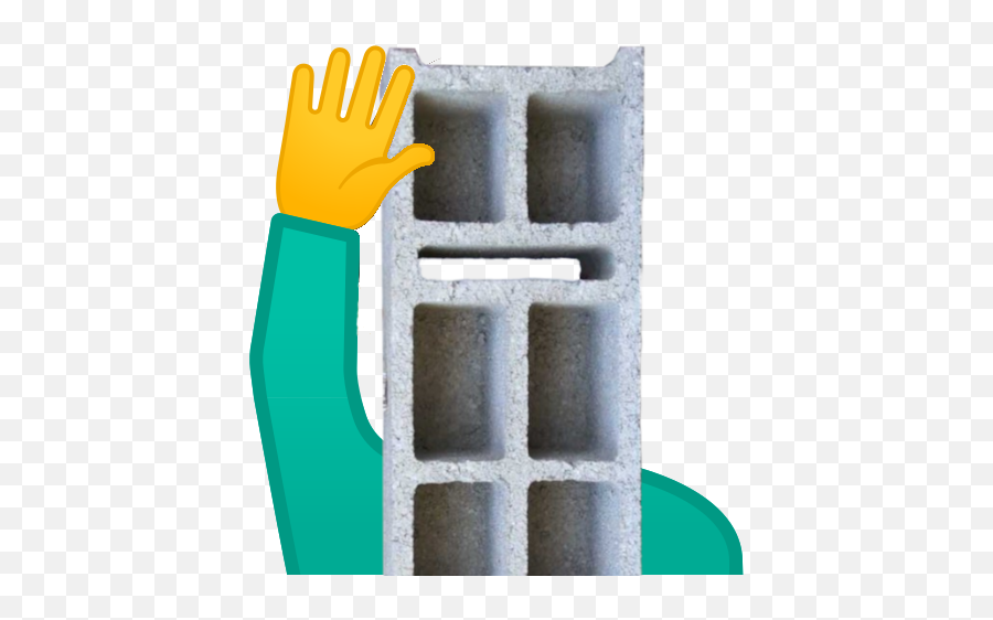 Here Is The 2nd Cinderblock - Cinderblockemoji Cinderblock Household Supply,Emoji Crossed Fingers