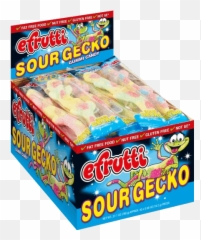 E Fruitti Gummy Sour Gecko Dispenser 4068 - Efrutti Gummi Emoji