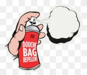 Douche Bag Repellent Sticker - Ketchup Emoji