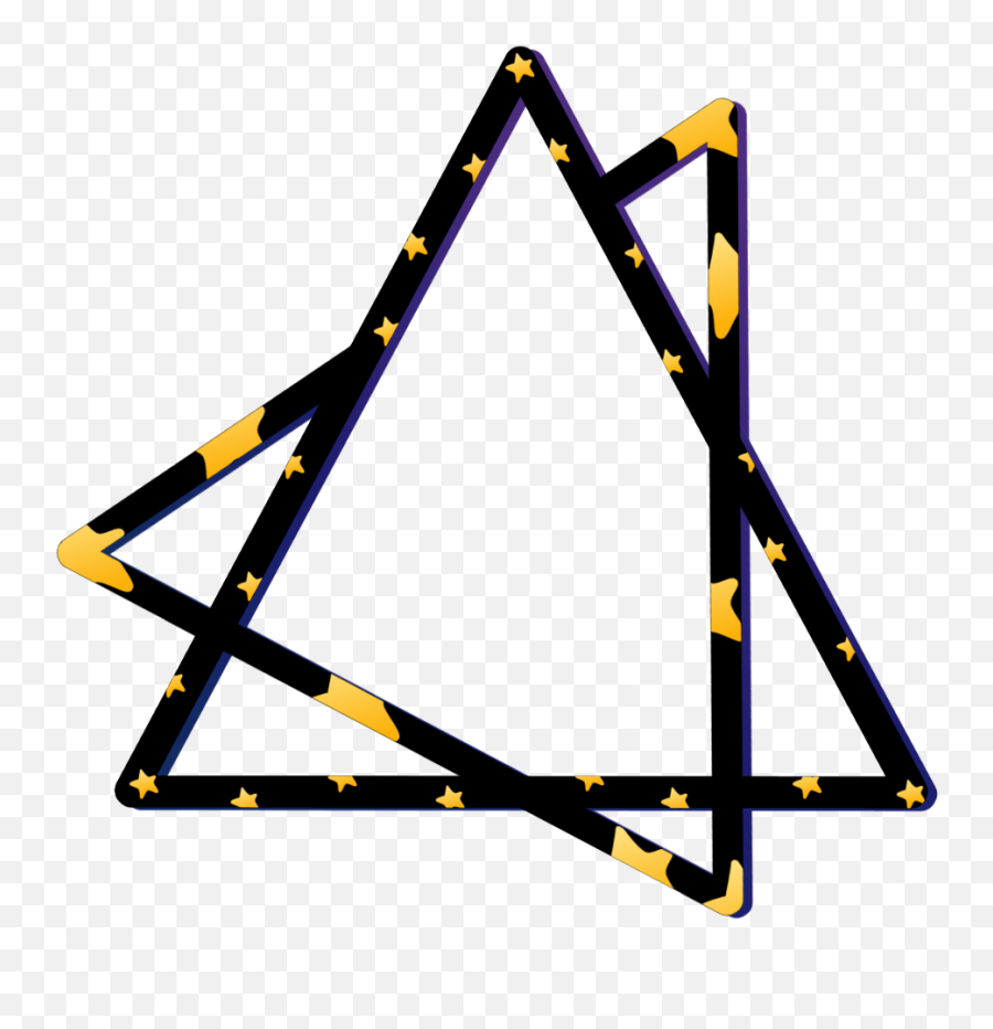 Triangle Black Kpop Sticker By M E R Y E M - Dot Emoji,Black Triangle Emoji