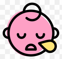 Sweat Icons - Baby Face Silhouette Emoji,Sweat Drops Emoji