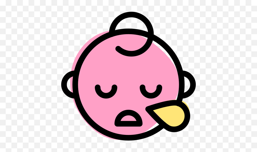 Sweat Icons - Baby Face Silhouette Emoji,Sweat Drops Emoji