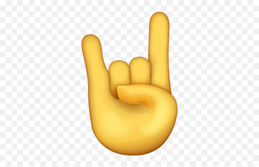 Sign Of The Horns Emoji,Three Finger Emoji