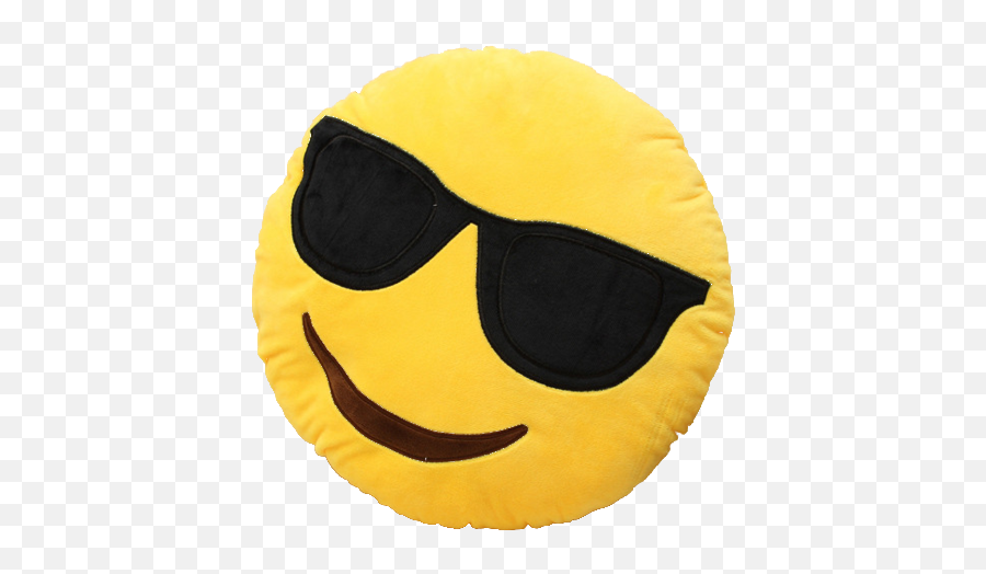Emoji Sunglasses Pillow - Plush,Emoji With Sunglasses