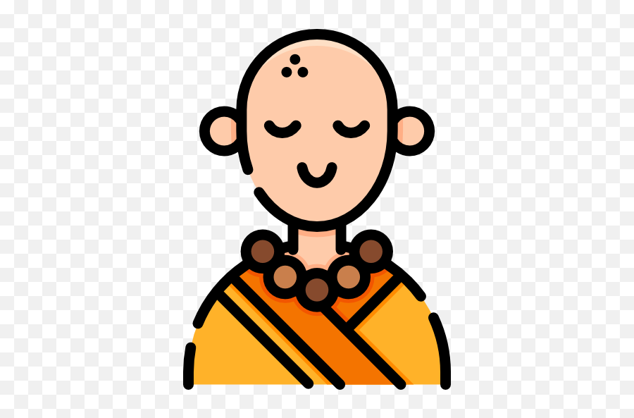 The Best Free Monk Icon Images - Monk Icon Emoji,Monk Emoji