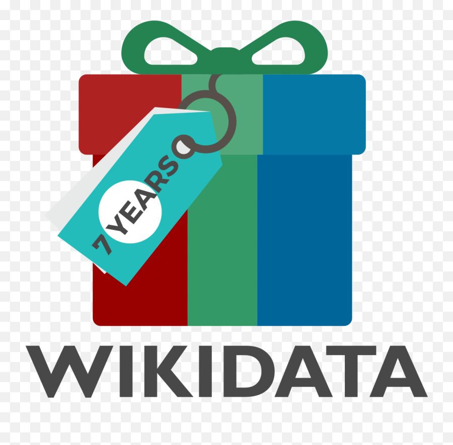 Logo Seventh Wikidata Birthday - Graphic Design Emoji,Birthday Emoji