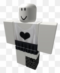 White Heart Tanktop Highwaisted - Roblox Mangle Pants Emoji