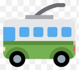 Trolleybus Emoji Meaning With Pictures - Fire Engine Symbol Png,Bus Emoji