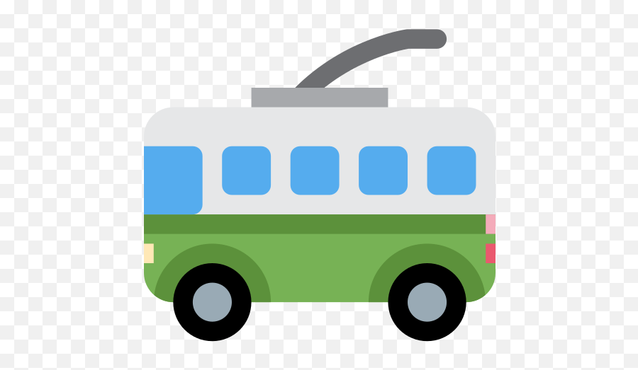 Trolleybus Emoji Meaning With Pictures - Fire Engine Symbol Png,Bus Emoji