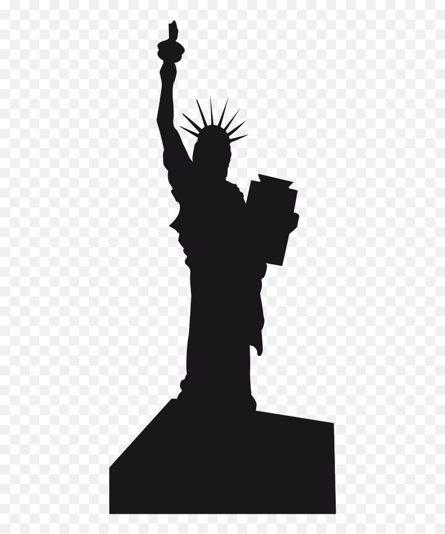 Cenicero - Clipart Statue Of Liberty Silhouette Transparent Emoji,Emoji Statue Of Liberty