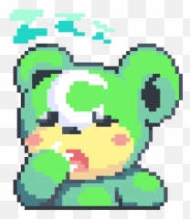 Kramps Open Commissions - Courage The Cowardly Dog Pixel Art Emoji