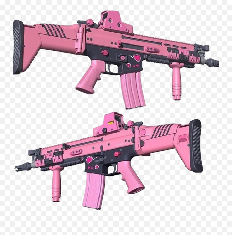 Trending Gun Stickers - Pink Machine Gun Emoji,Machine Gun Emoji