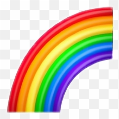 arcoiris emoticono emoji iphoneemoji - Iphone Rainbow Emoji Png