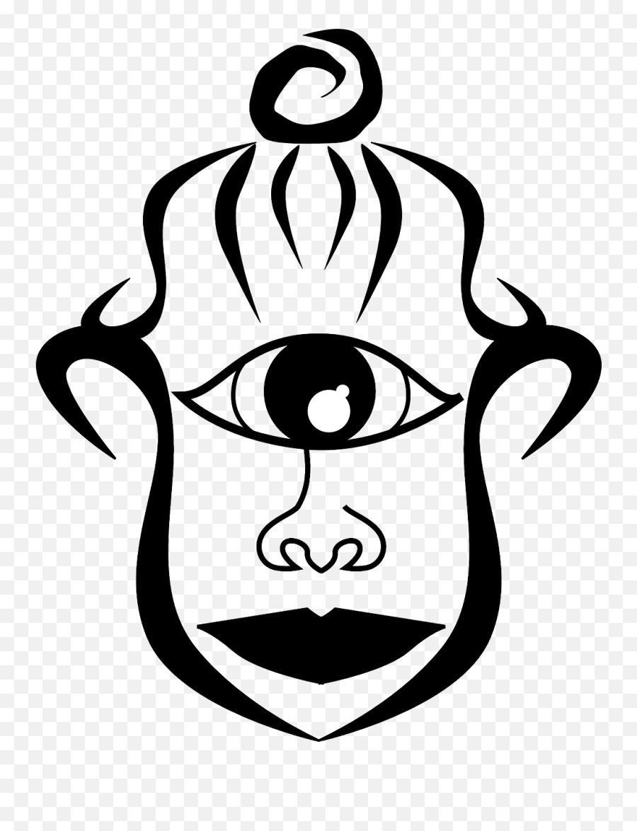 Cyclops Alien Monster Head Face - Cyclops Symbol Greek Mythology Emoji,Creepy Emoticon