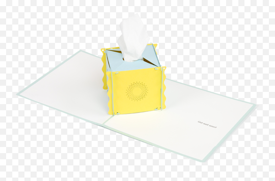 Tissue Box Sympathy Pop Up Card - Paper Emoji,Tissue Emoji