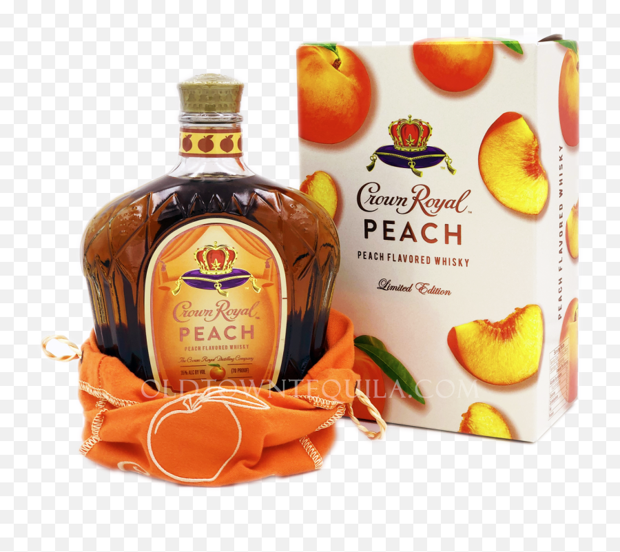 Crown Royal Peach Canada - Highresolution Png Crown Royal Peach Whisky Emoji,Whiskey Glass Emoji