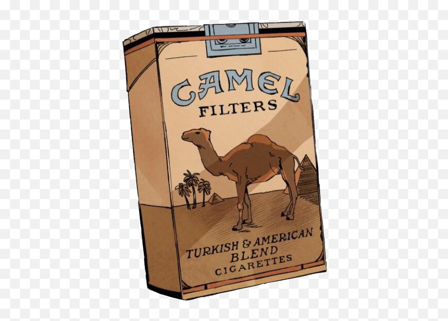 Camel Cigarette Smoking Sticker - Animal Figure Emoji,Camel Emoji