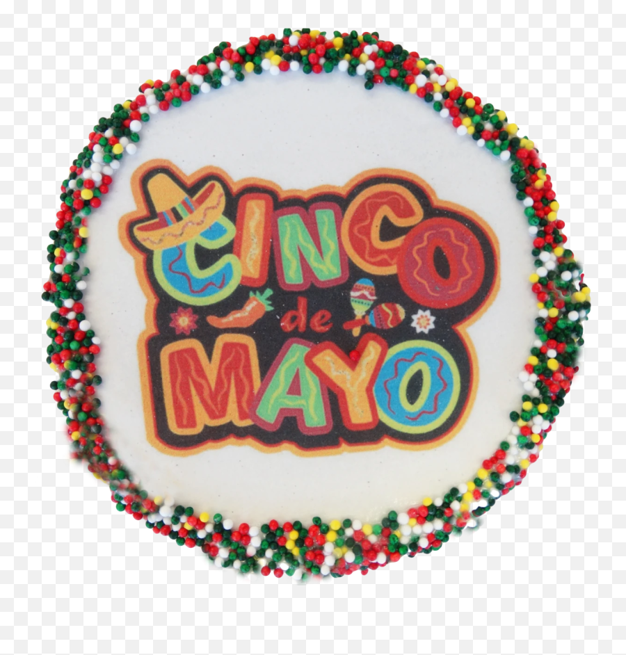 Cinco De Mayo Sugar Cookies With Sprinkles - Fiesta Cinco De Mayo Clip Art Emoji,Cinco De Mayo Emoji