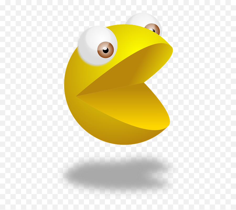 Pacman Pac - 3d Pacman Clipart Emoji,Emoji Game