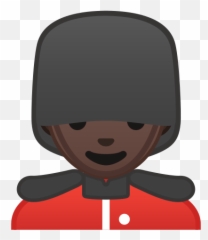 Guard Emoji With Dark Skin Tone -