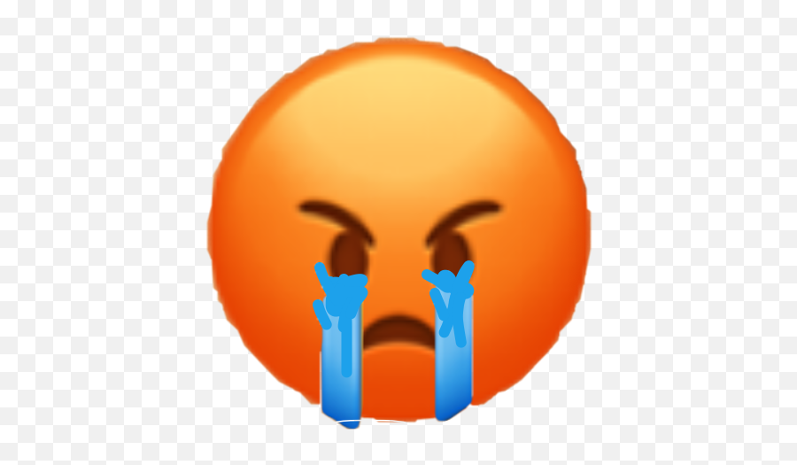Angry Sad Emoji Sticker - Happy,Sad Angry Emoji