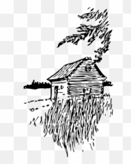 Cabin - Plains Line Art Emoji,Rock Climbing Emoji
