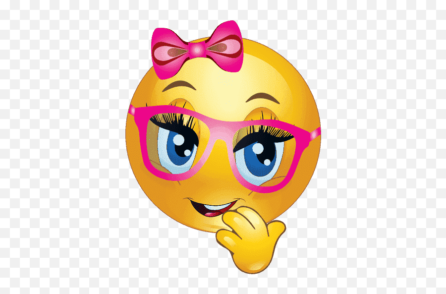 Girl Whatsapp Stickers - Girl Smiley Face Emoji,Girly Emojis