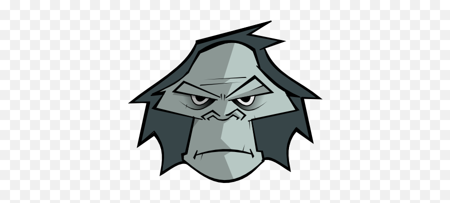 Monkey Gorilla Ape Picsart Remix - Guerrilla Cartoon Face Emoji,Ape Emoji