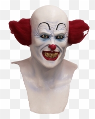 Clown Face Transparent Png Clipart - Clown Mask Emoji,Scary Clown Emoji