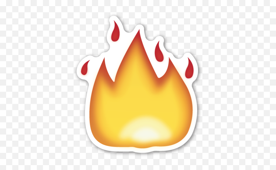 Fire - Fire Emoji Sticker Png,Crown Emoticon