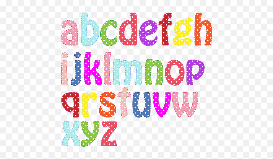 Colorful Lowercase Alphabet - Alphabet Clipart Transparent Emoji,Emoji Alphabet Code